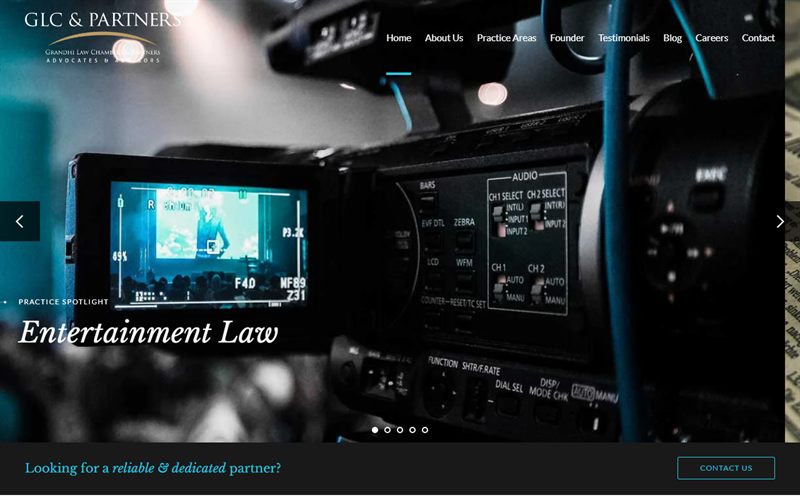 GLC & Partners — Law Firm Website website built by CodesDen