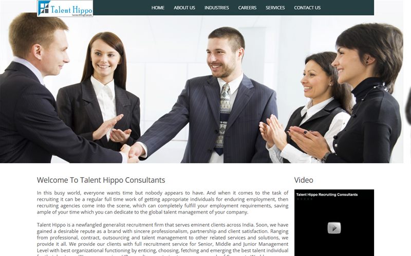 Talent Hippo — Recruitment Platform website built by CodesDen